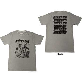 Merch Nirvana: Nirvana Unisex T-shirt: Incesticide Stacked Logo (back Print) (large) L