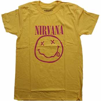 Merch Nirvana: Tričko Pink Smiley  XXL