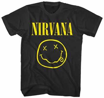 Merch Nirvana: Tričko Smiley Logo Nirvana