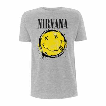 Merch Nirvana: Tričko Smiley Splat