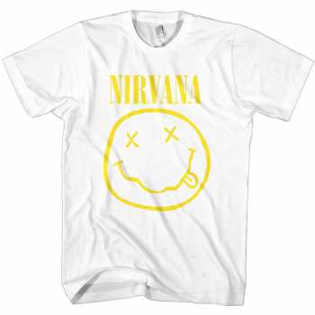 Merch Nirvana: Tričko Yellow Smiley  XXL