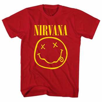 Merch Nirvana: Nirvana Unisex T-shirt: Yellow Smiley (x-small) XS
