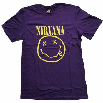 Merch Nirvana: Tričko Yellow Smiley 