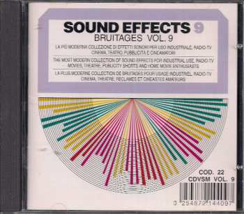 Album No Artist: Sound Effects 9 - Bruitages Vol. 9