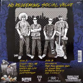 LP No Redeeming Social Value: Wasted For Life LTD | PIC 475338