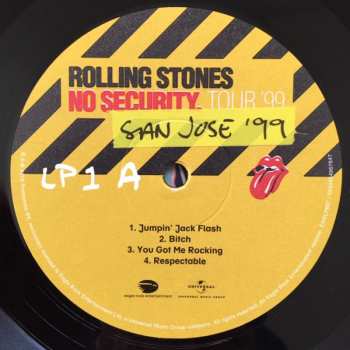 3LP The Rolling Stones: No Security. San Jose '99 13512