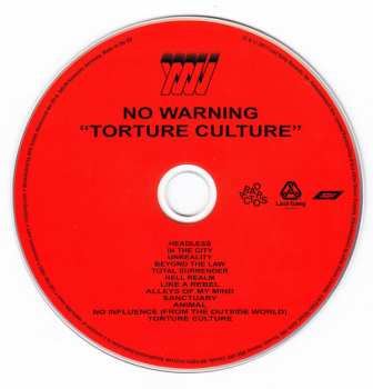 CD No Warning: Torture Culture DIGI