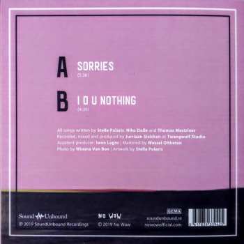 SP No Wow: Sorries / I O U Nothing 501740