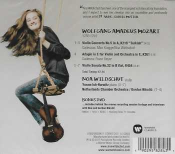 CD/DVD Noa Wildschut: Sonata, K 454; Violin Concerto No. 5; Adagio, K 261 188557