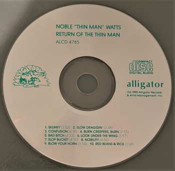 CD Noble Watts: The Return Of The Thin Man 464426
