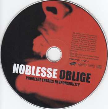 CD Noblesse Oblige: Privilege Entails Responsibility 307050