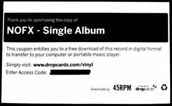 LP NOFX: Single Album 32704