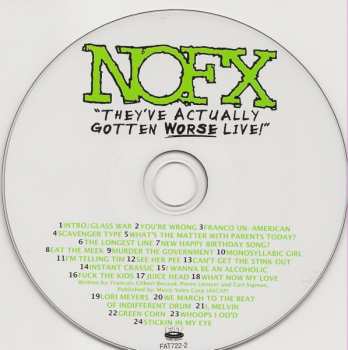 CD NOFX: They've Actually Gotten Worse Live! 254562