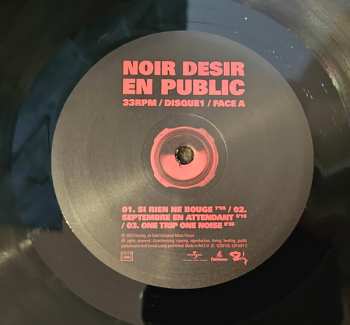3LP Noir Désir: En Public 492488
