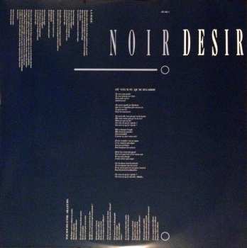 LP Noir Désir: Où Veux-Tu Qu'Je R'garde LTD 146617