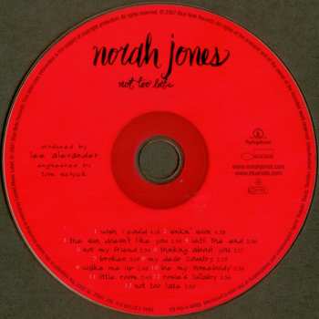 CD Norah Jones: Not Too Late 25700