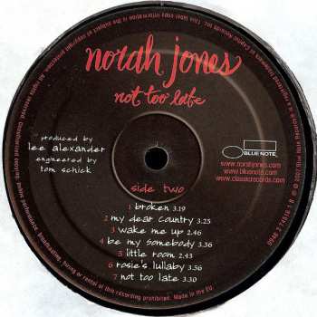 LP Norah Jones: Not Too Late 25701