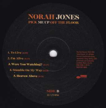LP Norah Jones: Pick Me Up Off The Floor 27940