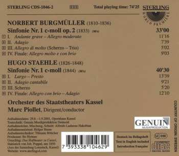 CD Norbert Burgmüller: Sinfonie Nr. 1 C-Moll Op. 2 / Sinfonie Nr. 1 C-Moll 186193