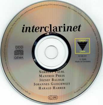 CD Norbert Täubl: Interclarinet 399371