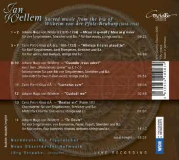 CD Norddeutscher Figuralchor: Jan Wellem • Sacred Music From The Era Of Johann Wilhelm Von Der Pfalz-Neuburg 356813