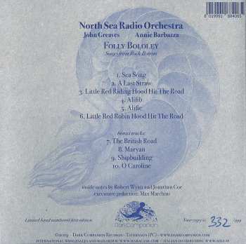 CD North Sea Radio Orchestra: Folly Bololey (Songs From Robert Wyatt's Rock Bottom) LTD | NUM 117357