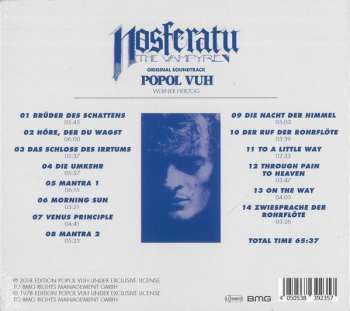 CD Popol Vuh: Nosferatu The Vampyre Original Soundtrack DIGI 28430