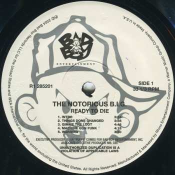 2LP Notorious B.I.G.: Ready To Die