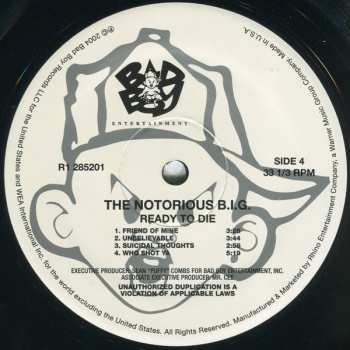 2LP Notorious B.I.G.: Ready To Die