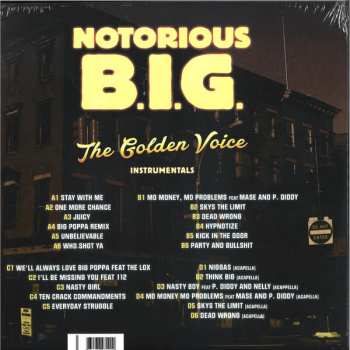 2LP Notorious B.I.G.: The Golden Voice (Instrumentals) LTD | CLR 60847