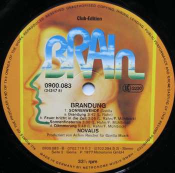 LP Novalis: Brandung