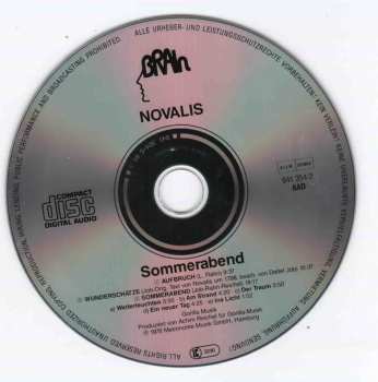 CD Novalis: Sommerabend 117043