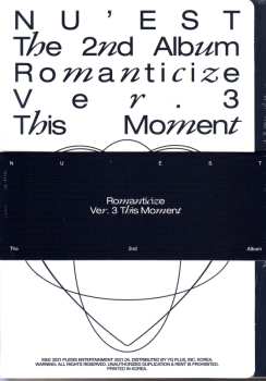 CD Nu'est: The 2nd Album 'Romanticize' - Version 3 THIS MOMENT 437502