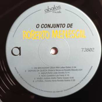 LP Roberto Menescal E Seu Conjunto: O Conjunto De Roberto Menescal LTD 438219