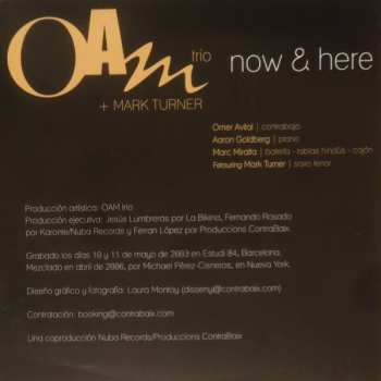 CD Oam Trio: Now & Here 496048