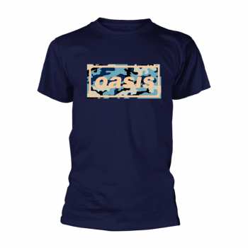 Merch Oasis: Tričko Camo Logo Oasis (navy)