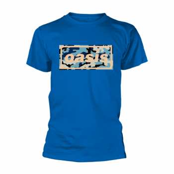 Merch Oasis: Tričko Camo Logo Oasis (royal)