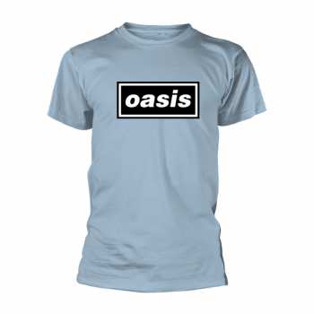 Merch Oasis: Tričko Decca Logo Oasis (light Blue)