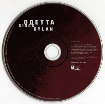 CD Odetta: Odetta Sings Dylan 119979