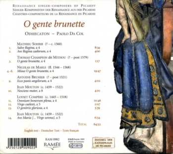 CD Odhecaton: O Gente Brunette 534496