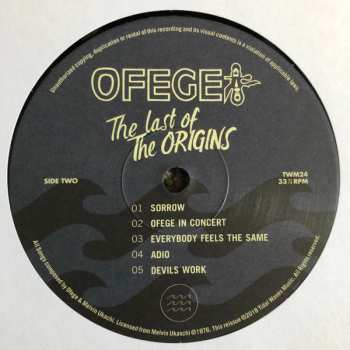 LP Ofege: The Last Of The Origins LTD 505411