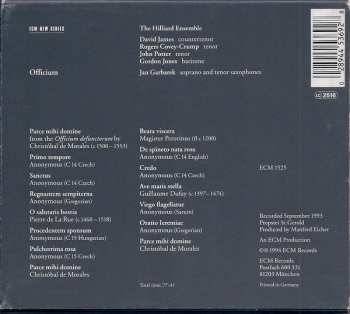 CD Jan Garbarek: Officium 26071