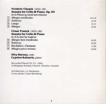 CD César Franck: Piano Sonatas 1-3