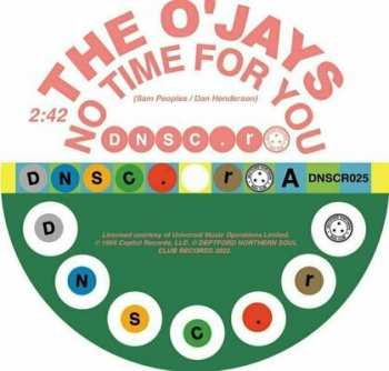 Album The O'Jays: No Time For You / Because I Love You