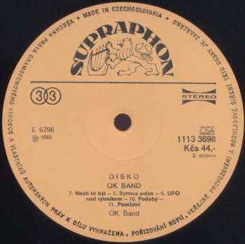 LP OK Band: Disco! 42760
