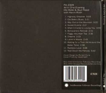 CD Ola Belle Reed: All In One Evening