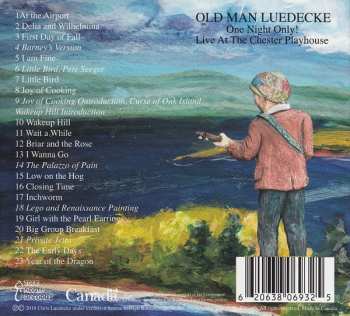 CD Old Man Luedecke: One Night Only! Live At The Chester Playhouse 304941
