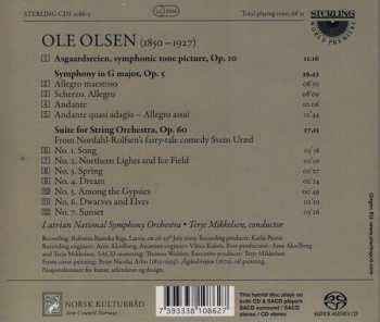 SACD Ole Olsen: Asgaardsreien, Op. 10 • Symphony In G Major, Op. 5 • Suite For String Orchestra, Op. 60 462798