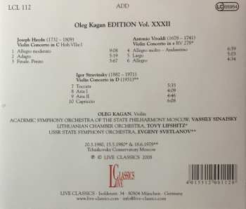CD Oleg Kagan: Violin Concertos 117245