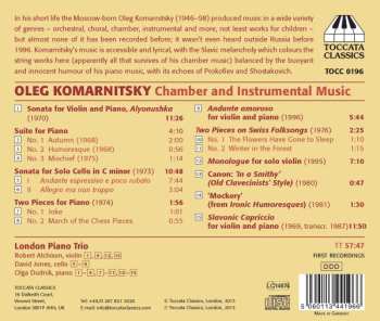 CD Oleg Komarnitsky: Chamber And Instrumental Music 538148